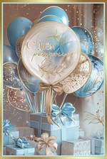 Открытка А5 "С Днём рождения!" 50000519