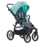 Прогулочная коляска Nuovita Modo Terreno Turchese grigio / Бирюзово-серый