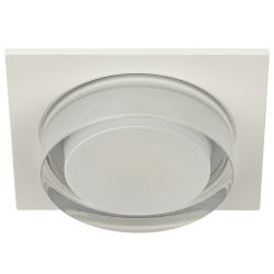 Светильник встраиваемый декоративный ЭРА DK108 WH под лампу MR16 GU5.3 белый