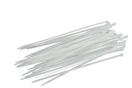 Хомуты 3,6х300 мм, пластиковые, белые 100шт  TOOLBERG 3900007