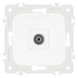 ТВ-розетка без рамки Arte Milano am-205 205.43-1.white