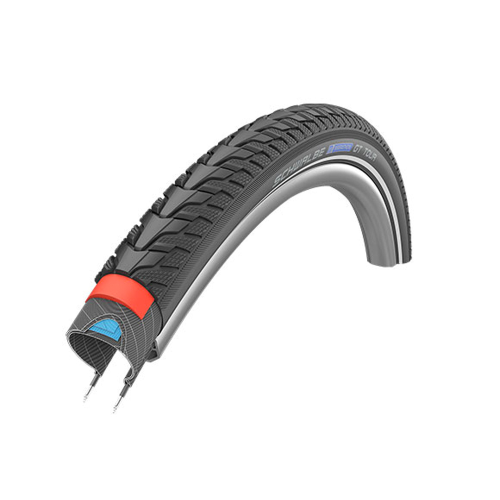 Покрышка 28x1.75 (47-622) Schwalbe MARATHON GT TOUR Perf, DualGuard, TwinSkin B/B+RT HS485 EC 67EPI