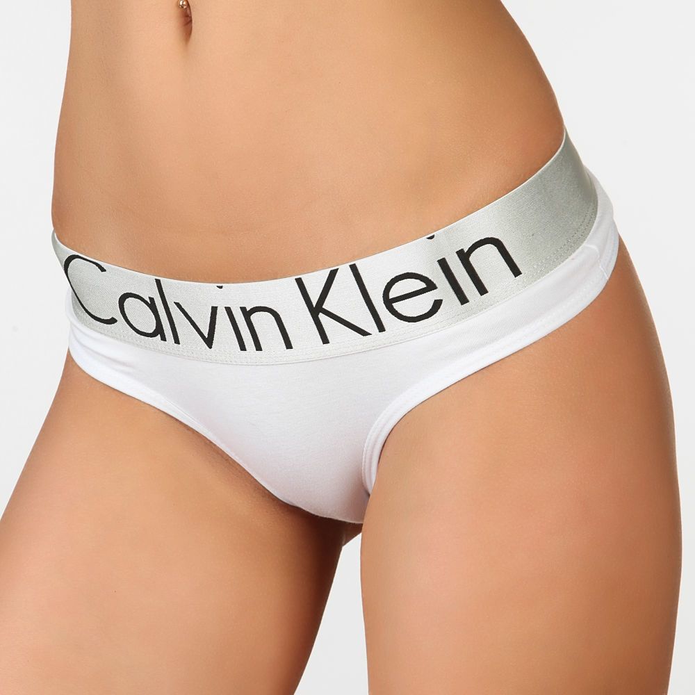 Женские трусы стринги Calvin Klein Women String White