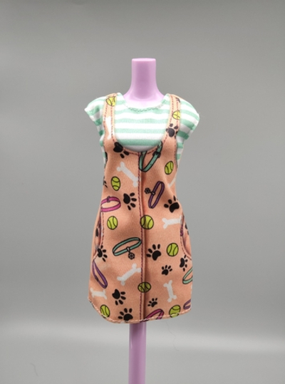 Одежда для куклы Барби винтаж платье 0298