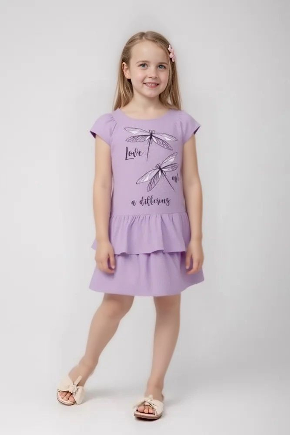 11-161-5 платье для девочки Luneva.