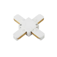 Коннектор X-тип XSB-WH для шинопровода SB белый IN HOME