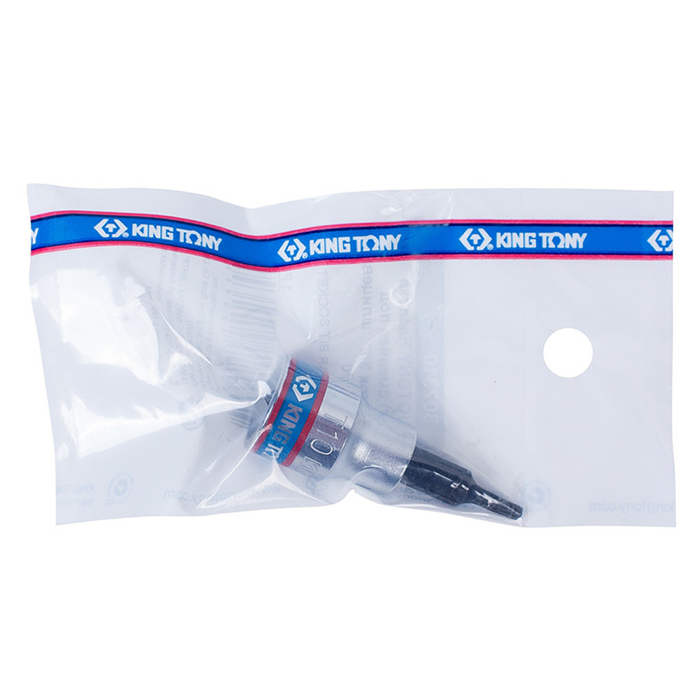 KING TONY (302310) Насадка (бита) торцевая 3/8", L = 50 мм, TORX, T10