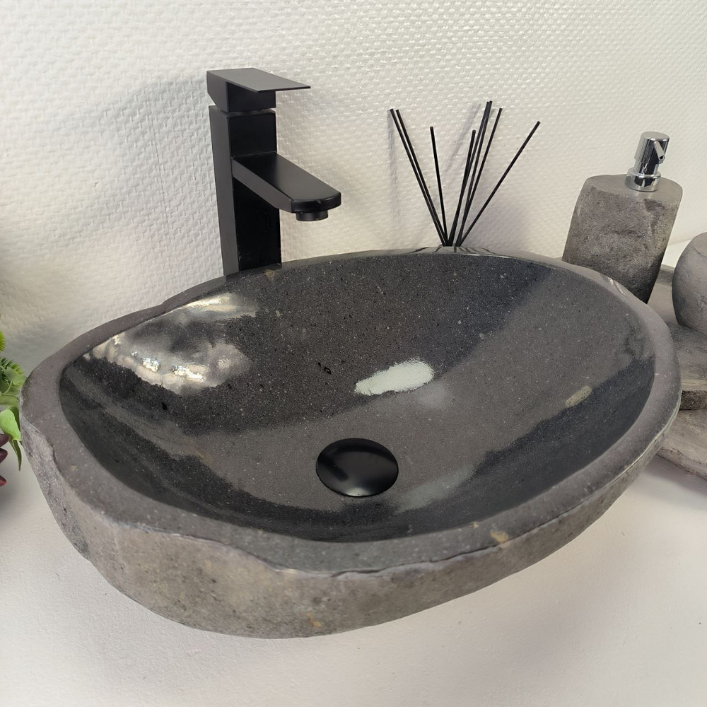 Раковина из речного камня RS-64878 47*36*14 0856