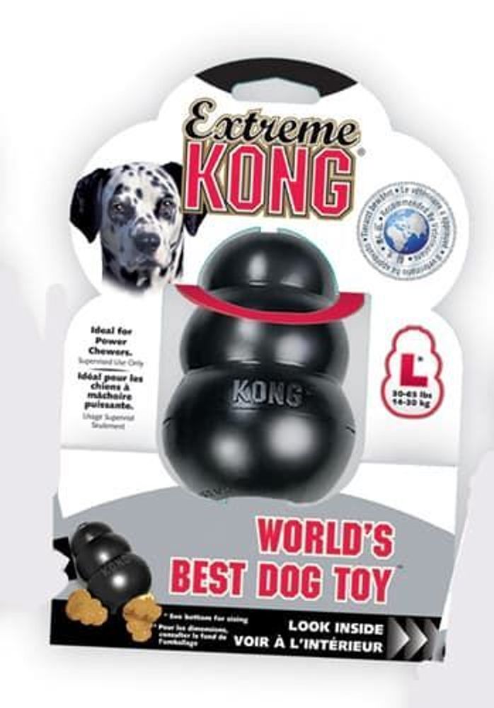 Kong Extreme игрушка для собак &quot;КОНГ&quot; M очень прочная средняя 8х6 см