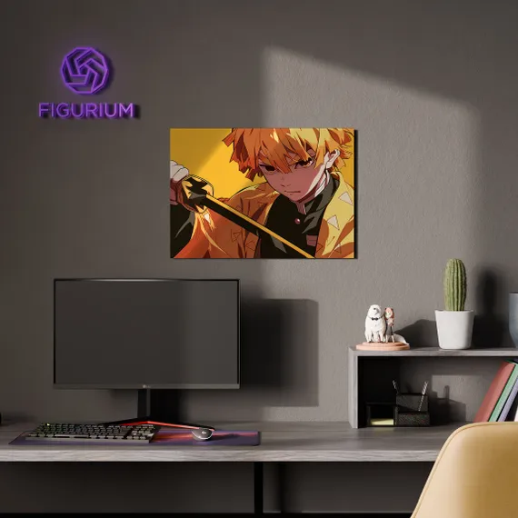 Постер Zenitsu Agatsuma - Demon Slayer