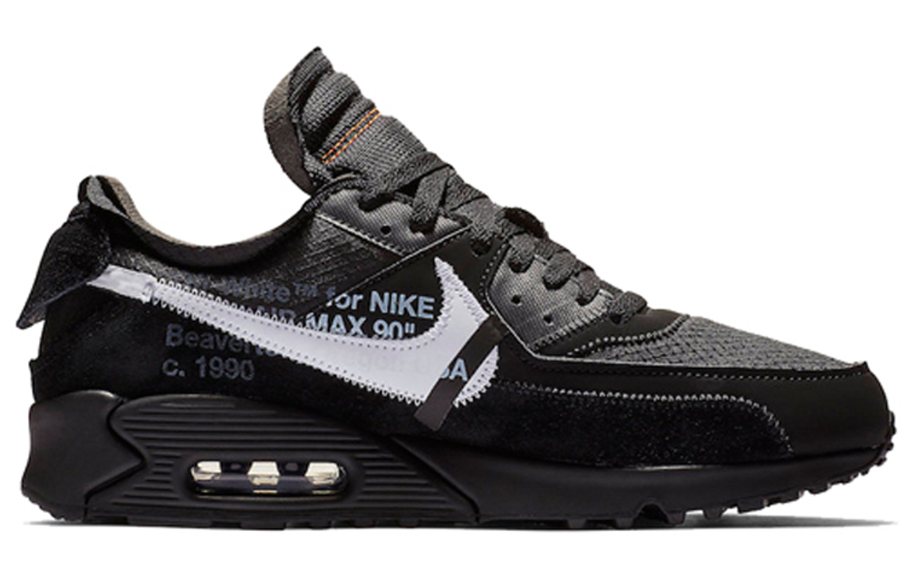 Кроссовки Off-White x Nike Air Max 90 Black, AA7293-001