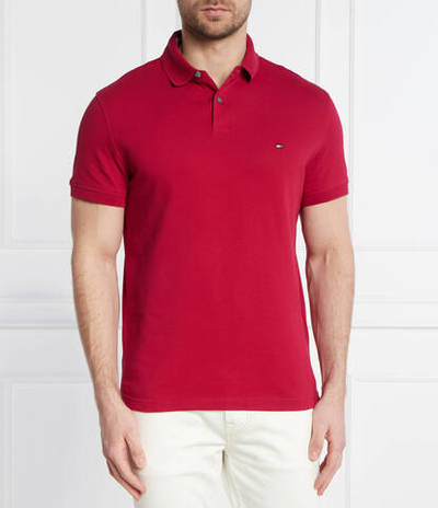 Поло 1985 года Tommy Hilfiger - бордовый(MW0MW17770)