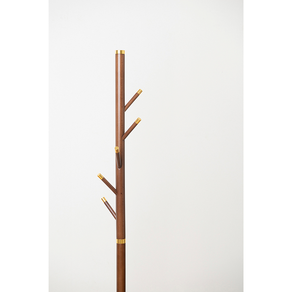 Вешалка напольная 180см Bergenson Bjorn Bakken золотая/коричневая