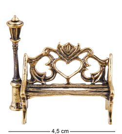 AM-3679 Фигурка «Лавка с фонарём» (латунь)