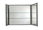 Шкаф зеркало для ванной Aquatek AQ7808-MC прямоугольное, 762*660*134