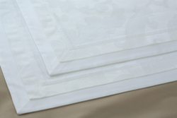 Постельное белье cемейное Сlaire&Caroll Lili белый жаккард