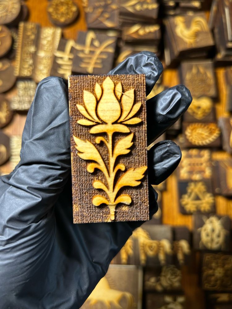 Деревянный штамп 182 (6,3x3,3 см) (Уценка!)