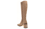 GUCCI GG Supreme-canvas Knee-high Boots