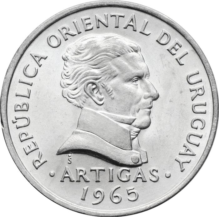 50 сентесимо 1965 Уругвай UNC