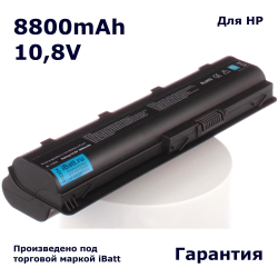 Аккумулятор iBatt 8800mAh, для HP- Pavilion g6-1106sr g6-1156er g6-1200 g6-1318er g6-1c62us g6-2056er