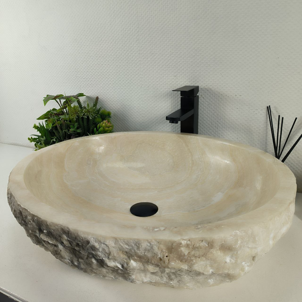 Раковина из оникса Erozy White EO-64313 62*52*15 0215