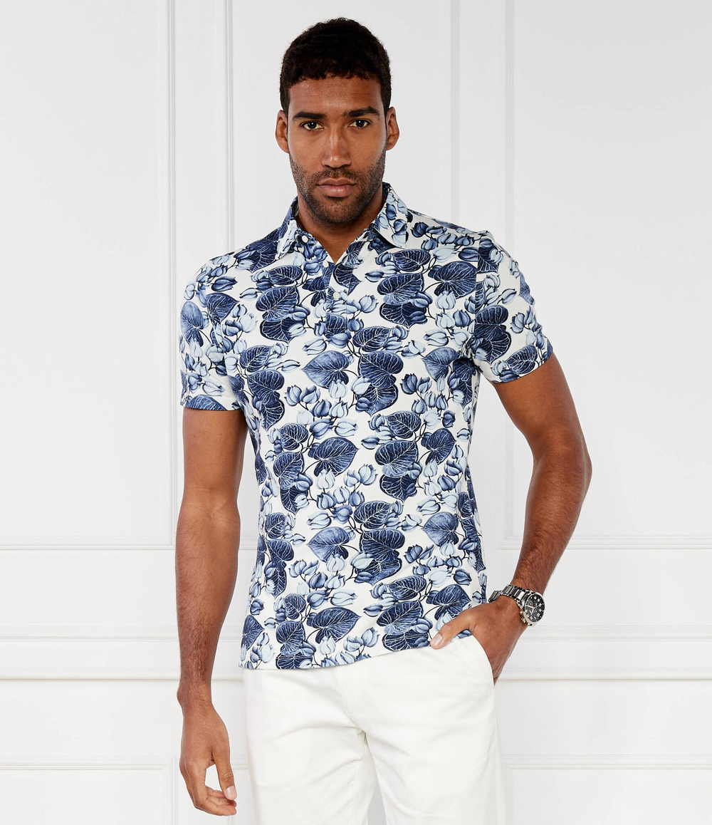 Поло Stenstr\u00f6ms - голубой(440135 2580)