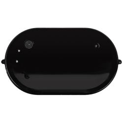 Светильник ЭРА НБП 04-100-002 Акватермо алюминий/стекло решетка IP54 E27 max 100Вт 280х160 овал черный