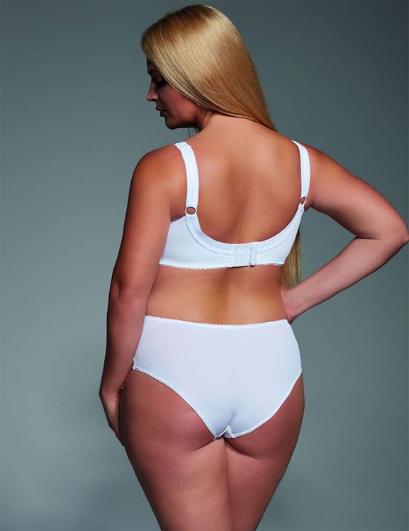 Трусы Kris Line Fortuna слипы midi высокие (белый)