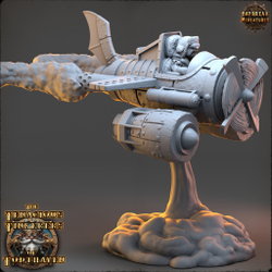 Pilot Grumman Focke in Red Dragon Fighter - The Tenacious Tinkerers of Todthaven
