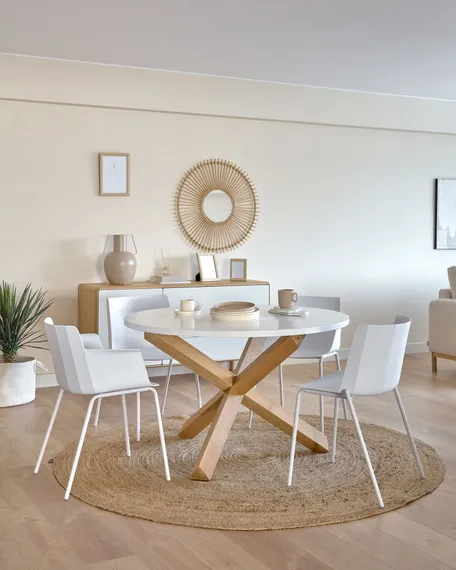 Стол Nori Ø120 см белый