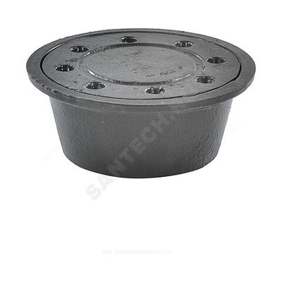 Трап чугун вертикальный круглый с чугунной решеткой Ду 100 ТУ BY 691322780.002-2020 Аквапромлит