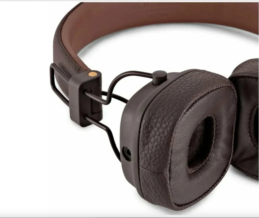 Беспроводные наушники и гарнитуры Marshall MAJOR IV Brown 4, mini jack 3.5 mm, Коричневый