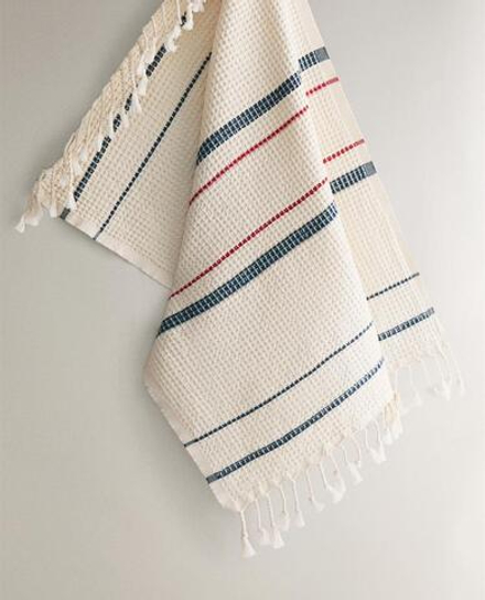 ZARA HOME КУХОННОЕ ПОЛОТЕНЦЕ В ПОЛОСКУ