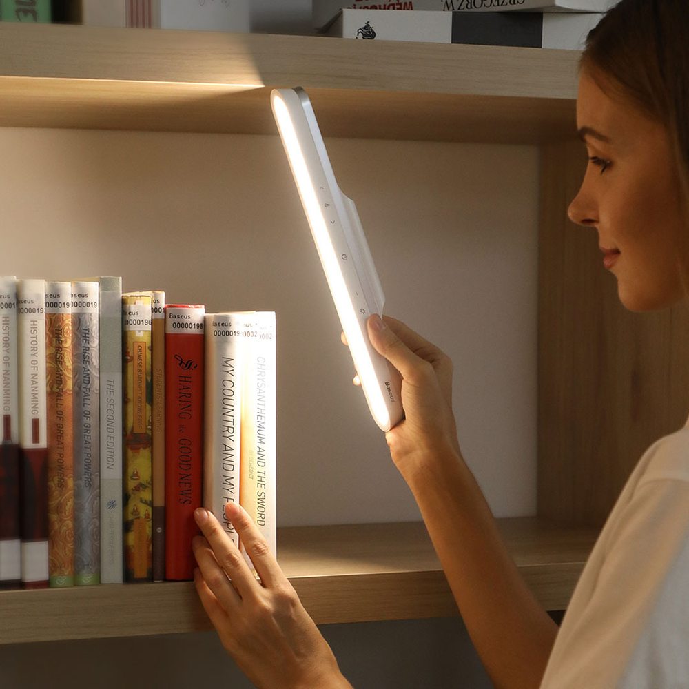 Подсветка Baseus Magnetic Stepless Dimming Charging Desk Lamp Pro - White