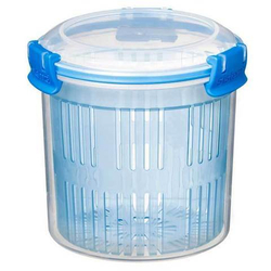 Контейнер круглый 700мл Sistema Fresh синий