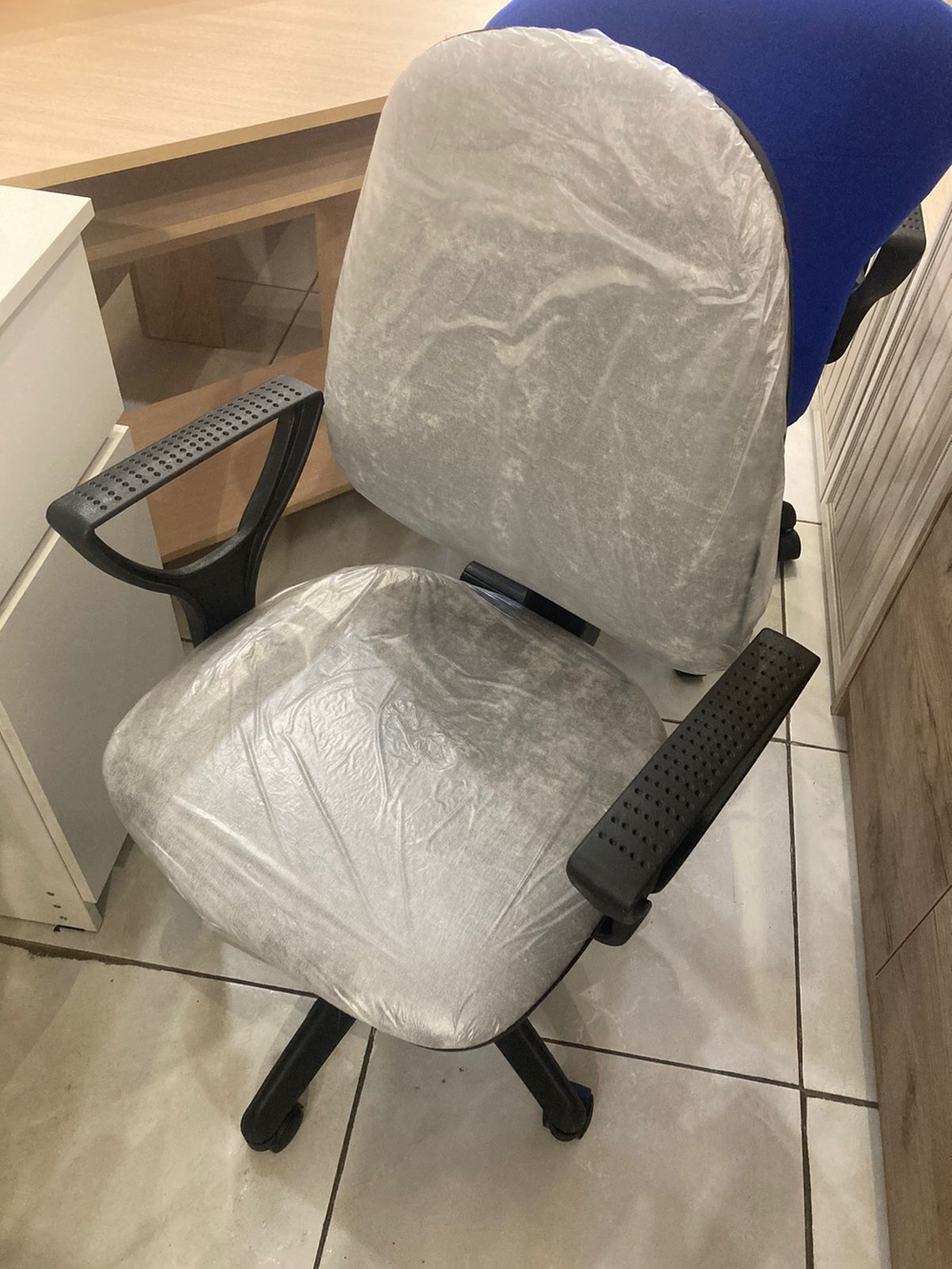 Кресло Престиж POLO м Вельвет серый п.Гольф (упак.фирм.)