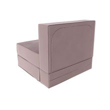 Кресло кровать раскладное с кантом бескаркасное 200х90 (беж Вивальди)