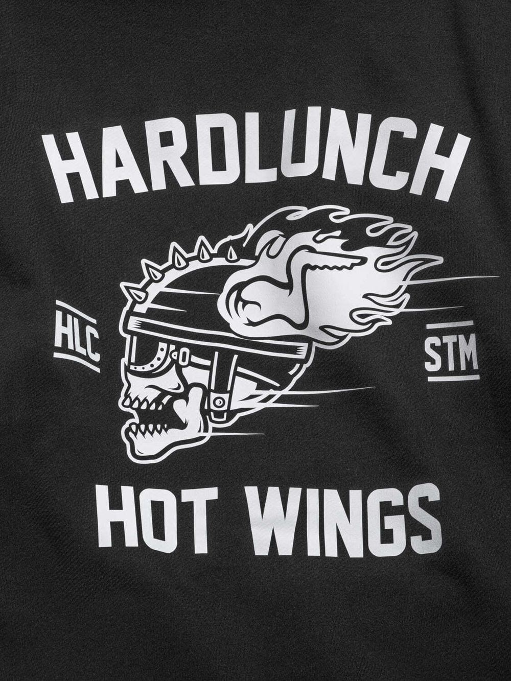 Худи Hardlunch Hot wings черный