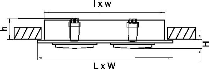 Встраиваемый светильник Lightstar Singo 011622