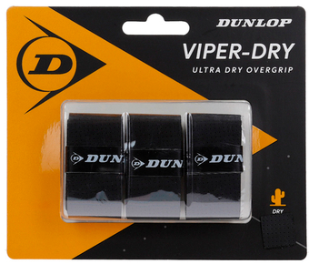 Теннисные намотки Dunlop Viper-Dry 3P- black