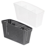 Органайзер Лофт с перегородками 245х95х140 мм белый, серый