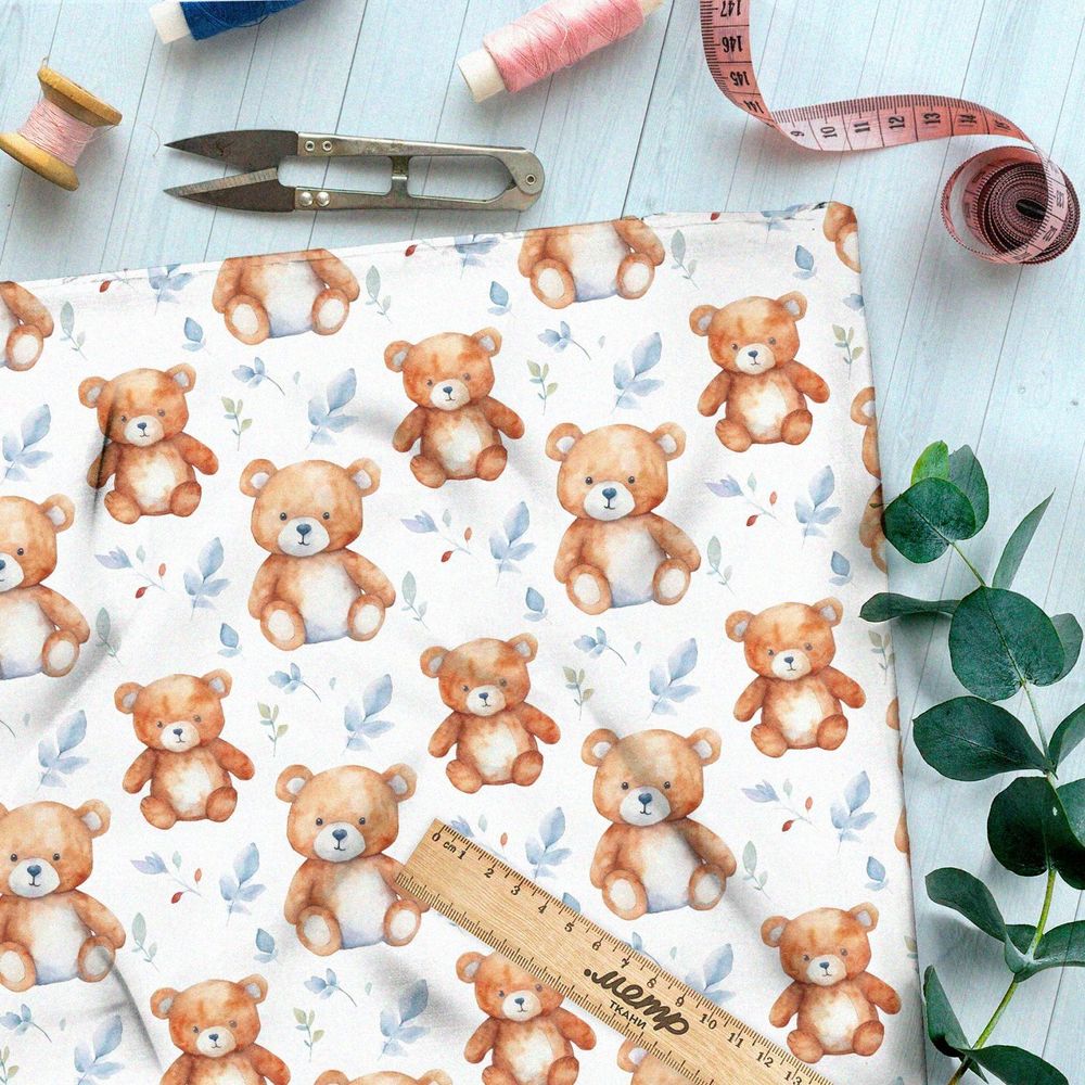 Ткань Барби толпа игрушечных медведей