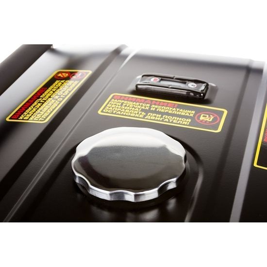 Бензиновый генератор "HUTER" DY8000LX-3 на колесах