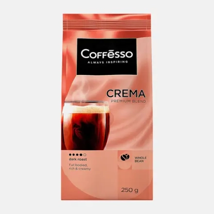 Кофе в зернах Coffesso Crema 250г
