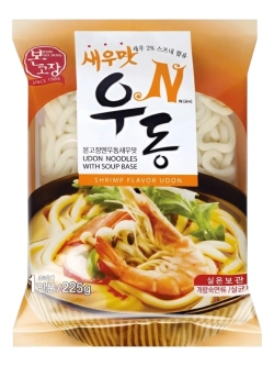 Корейская лапша Удон со вкусом креветок 225 г * 2 шт