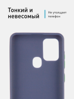 Чехол ROSCO для Samsung Galaxy A21s оптом (арт. SS-A21S-FRESH-BLUE-YELLOW)
