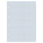 Блок сменный для тетрадей А5 50л. клетка, на кольцах, голубой (Альт)