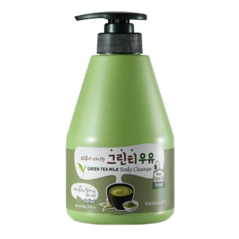 Welcos Kwailnara Green Tea Milk Body Cleanser гель для душа с ароматом зеленого чая