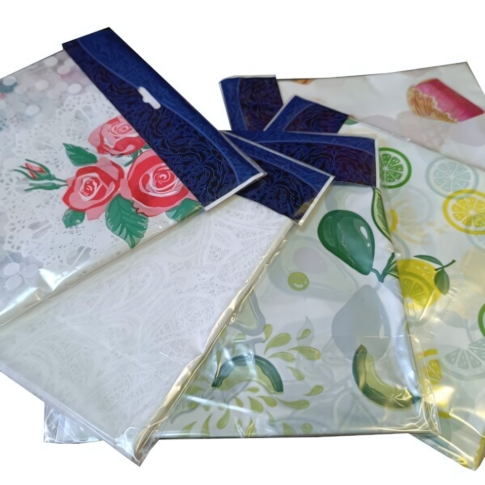 Скатерть ПИКНИК без отделки пленка ПВД 120*140 Микс расцветок