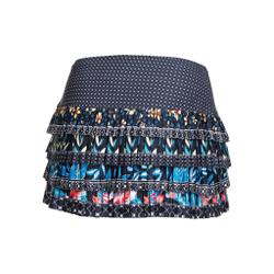 Женская теннисная юбка Lucky in Love Keepin' It Rio Pleated Skirt Women - Dark Blue, Multicoloured